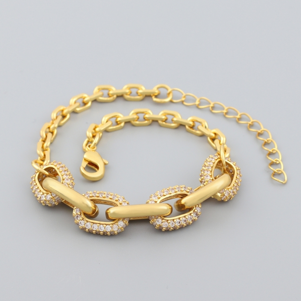 14k gold diamond bracelet - Picture 6 of 8